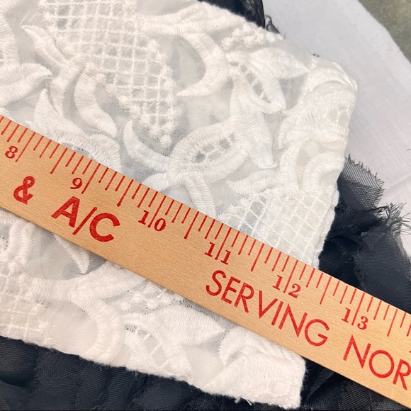 Maje Womens White Embroidered Shift Sun Dress Unlined White Size 2/ US S Bridal - Picture 9 of 10